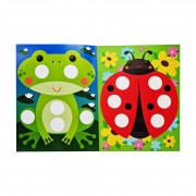 Развивающая книжка с наклейками