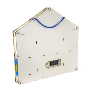 Детская развивающая доска дом D004  с подсветкой