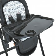 Стілець для годування ME 1037-B CRYSTAL Black Gold до 15 кг