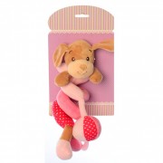 Подвеска на детскую кроватку X16403 плюшевая (Собачка розовая X16403D(Pink))