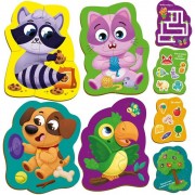 Дитячі розвивальні картонні пазли