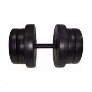 Гантель складальна композитна в пластиковій оболонці Rock pro 20,5 кг NE-PL-G-020