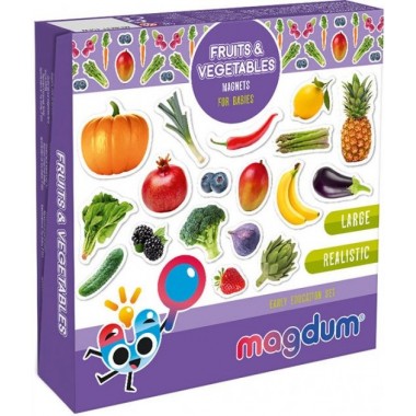 Набір магнітів Magdum "Фрукти і овочі" ML4031-15 EN