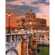 Картина по номерам Brushme Замок Ангела в Риме GX32302