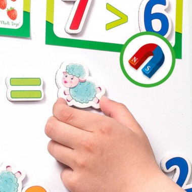 Настольная игра для детей "Математика на магнитах" VT5411-02 (рус.)