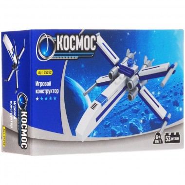 Детский конструктор Космический истребитель Keedo 25262, 53 элемента