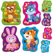 Дитячі розвивальні картонні пазли