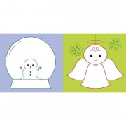 Детская книжечка с наклейками