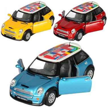 Коллекционная машинка MINI COOPER S KT5059FW инерционная