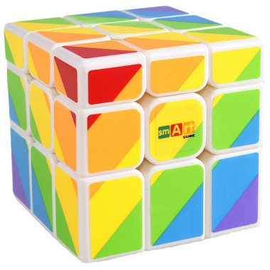 Кубик рубика Smart Cube Радужный 3х3 Белый SC362