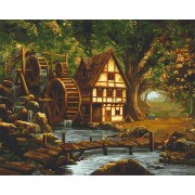 Картина за номерами. Art Craft Млин в зачарованому лісі 40х50 см 10551-AC