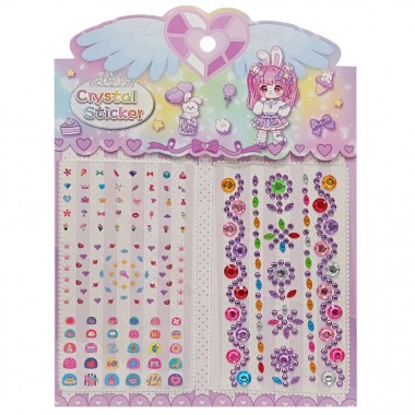 Наклейка камни XY-008-1(Violet) для авто, ноутбуков, телефонов