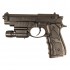 G052BL Страйкбольный пистолет Galaxy Beretta 92 с лазерным прицелом пластиковый