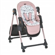 Стілець для годування ME 1037-B CRYSTAL Rose Gold до 15 кг