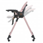 Стілець для годування ME 1037-B CRYSTAL Rose Gold до 15 кг