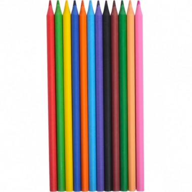 Детские эластичные карандаши для рисования CR888-T, 12 цветов  в тубусе