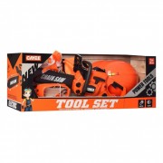 Дитячий ігровий набір інструментів з бензопилою KY1068-108C каска в наборі