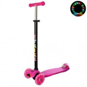 Детский самокат iTrike JR 3-003-P Maxi светящиеся колеса