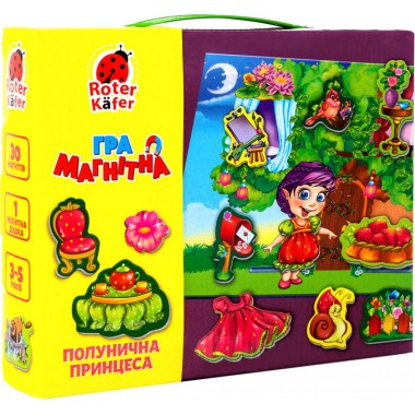 Магнітна гра для малюків "Полунична принцеса" VT3703-03 від 3-х років