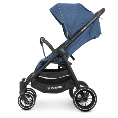 Коляска дитяча прогулянкова EL CAMINO ME 1083 Navy Blue