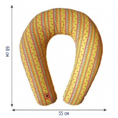 Подушка для кормления МС 110612-05 жёлтая