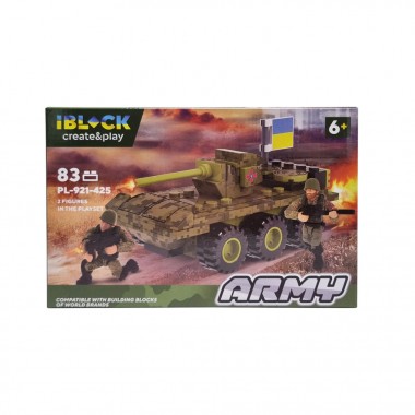 Конструктор дитячий Армія IBLOCK PL-921-425, 4 види