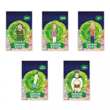 Настольная игра Мафия Рик и Морти PLR-0037