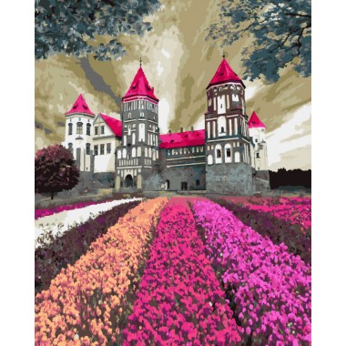 Картина по номерам. Brushme Мирский замок в цветах GX3288, 40х50 см