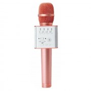 Микрофон для караоке Q9 (Розовое золото)