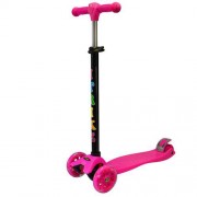 Детский самокат iTrike JR 3-003-P-L Maxi светится фара
