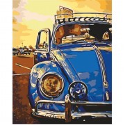 Картина по номерам Идейка Зогородный дом На закате солнца 40*50см KHO2507