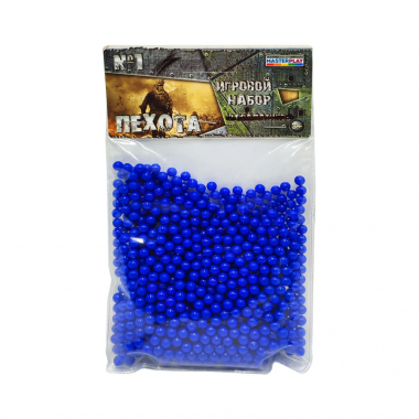 Пластиковые пульки для детского оружия Colorplast 1-152 6 мм 1000 шт