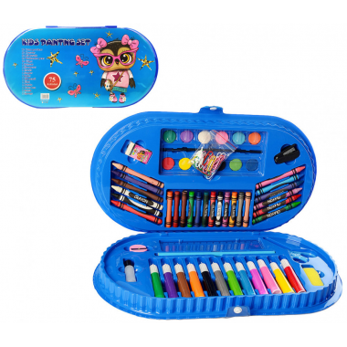 Детский набор для творчества MK 3918-1 в чемодане (Сова)