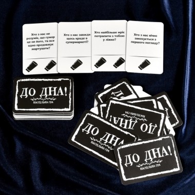 Карточная игра До дна! 30971ST инструкция, 110 карточек