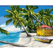 Картина по номерам Rainbow Art Райский островок GX24112-RA