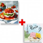 Набір картин за номерами 2 в 1 Ідейка