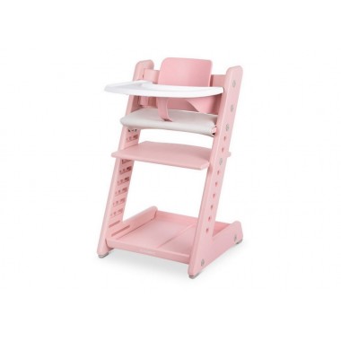 Стільчик для годування ME 1101 Pink, багатоступеневий, рожевий
