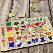 Дерев'яний пазл-вкладиш