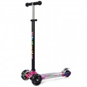 Дитячий самокат iTrike JR 3-052-1-WP1 MAXI підніжка та колеса світяться