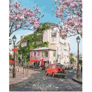 Картина по номерам Идейка Городской пезаж Французкое путешествие 40*50см KHO3500