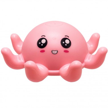 Детская игрушка для игры в ванне Осьминог-Фонтан 2020(Pink) розовый