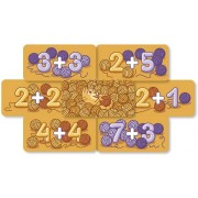 Настільна навчальна гра Муркітливе додавання 360074, 63 картки
