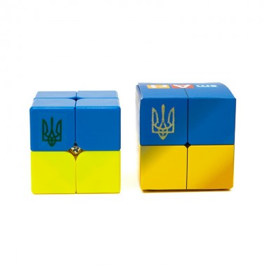 Головоломка Умный кубик 2х2х2 Флаг Украины SCU222 (Bicolor Smart Cube 2x2x2 Ukraine)