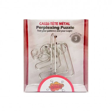 Металлическая головоломка Perplexing puzzle 5562D-16, 3 сложность
