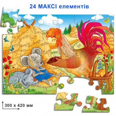 Детские пазлы Колосок 82081 на 24 элемента