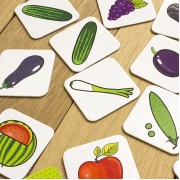 Навчальні пазли. Вивчаємо овочі і фрукти. Iq-club для малюків (у) 13203004