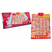 Плакат обучающий"Абетка" Cars KI-7734  укр.