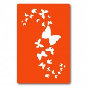 Трафарет для био-тату Бабочки bx002-24*34см, размер 24х34 см