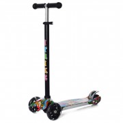 Детский самокат iTrike JR 3-052-1-WP2 Maxi подножка и колеса светятся