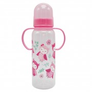 Бутылочка пластиковая с ручками MGZ-0207(Pink) 250 мл